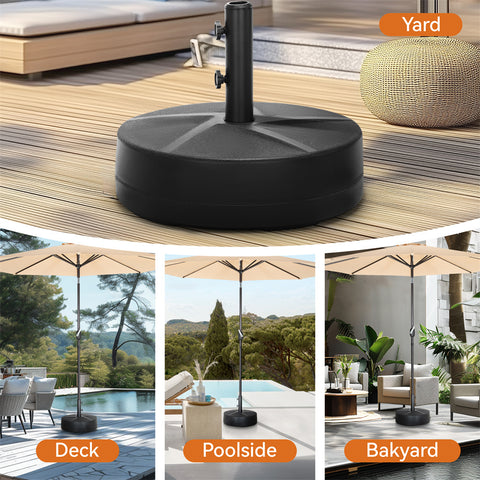 PHI VILLA Outdoor Patio Umbrella Heavy Duty Base Weights Stand